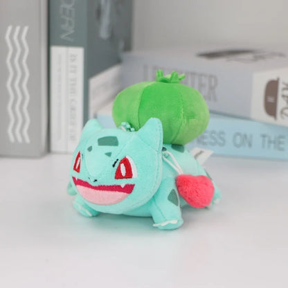 Pokemon Plush Keychain Anime Jigglypuff Gengar Sprigatito Urchin Mimikyu Sylveon Mew Umbreon Rowlet Stuffed Plushies Toys Gifts