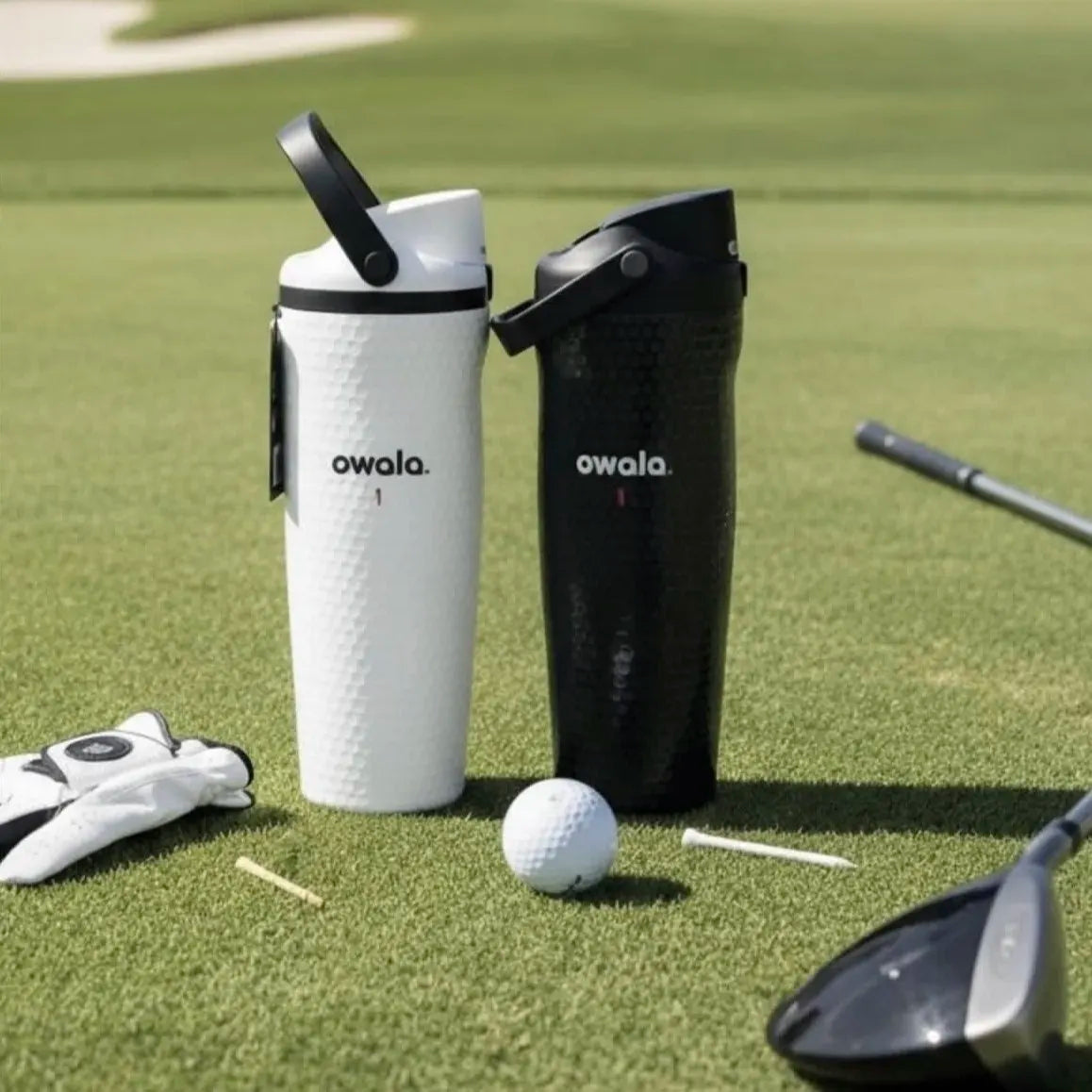Sway 30oz Insulated Cup Golf Edition Handle Cup Insulated Water Bottle Sports Large Capacity Straw Water Cup