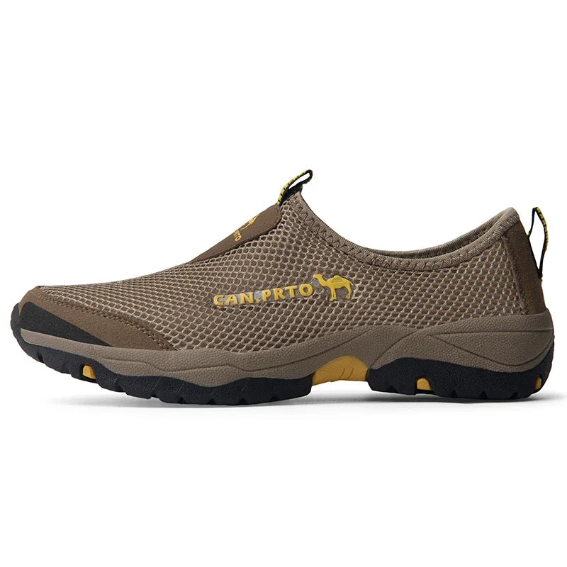 Fashion Men Casual Shoes Breathable Man Loafers Outdoor Slip-on Flats Walking Hiking Sneakers Summer Comfortable Water Shoes