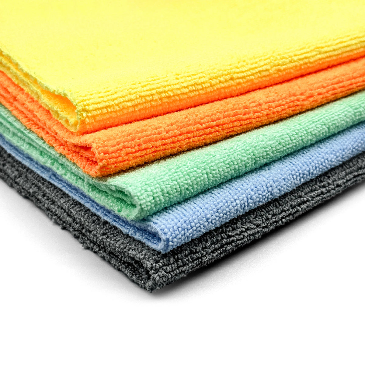 AUTOBRIGHT 40x40 cm Microfiber Cleaning Cloth 3/5/10 Pieces Pack 300gsm Soft Lint Free Super Absorbent Multi Functional Towel