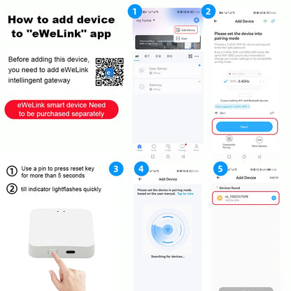 Zigbee 3.0 Gateway Hub Smart Home Wireless Bridge Ewelink APP Remote Control Automation Device Support Type C Charge