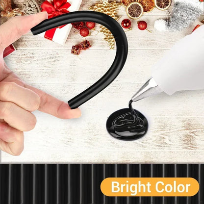 Black Hot Glue Sticks Hot Melt Glue Sticks Dent Repair Tool EVA Colored Hot Melt Adhesive for Car DIY Art Craft General Repairs