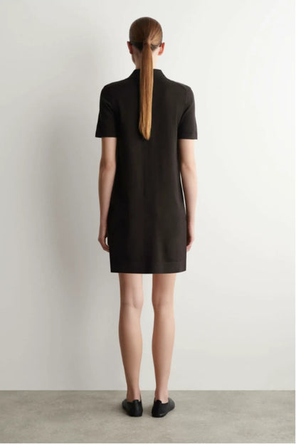 XIMIAN APPAREL 2026 YAZHIMEI Traf Cos Spring New Style of Women's Casual Standard Style Dark Brown Pocket Knitted Short Skirt