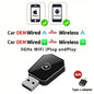 EKIY 2in1 Wired To Wireless CarPlay Dongle Android Auto Adapter Car Intelligent Systems AI Smart Box For Car With Wired CarPlay