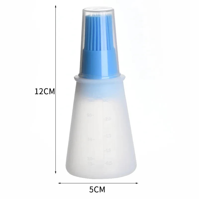 Kitchen Silicone Oil Bottle Oil Brush Baking Barbecue Grill Oil Brush Dispenser Pastry Steak Oil Brushes Kitchen Baking BBQ Tool
