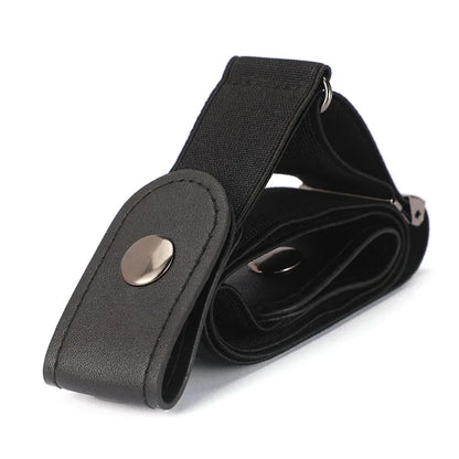 1pc Buckle-Free Belt For Jean Pants,Dresses,No Buckle Stretch Elastic Waist Belt For Women/Men,No Bulge,No Hassle Waist Belt