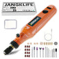 JANGKLIFE USB Cordless Rotary Tool Kit Woodworking Engraving Pen DIY For Jewelry Metal Glass Mini Wireless Drill