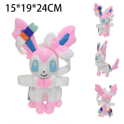 Hot Pokemon Plush Sylveon Leafeon Umbreon Vaporeon Glaceon Soft Anime Dolls Throw Pillow Stuffed Animal Birthday Gift for Kids