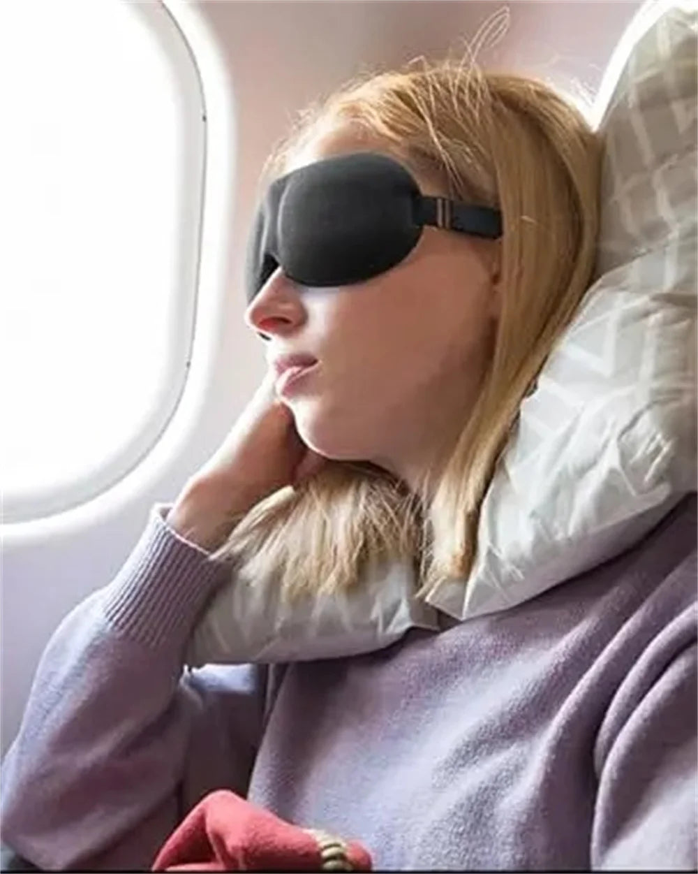 3D Soft Breathable Sleep Eye Mask 100% Blackout Zero Eye Pressure Plane Travel Eye Covers Sleeping Aid Eye Sleep Masker Eyepatch