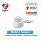 Zigbee 3.0 Smart PIR Motion Sensor Human Body Movement Detector with Illuminance&Vibration Sensor For Home Assistant Zigbee2MQTT
