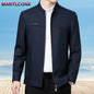 Spring Autumn Men's Jacket Thin Casual Business Jacket Men Office Dress Coat Man Social Jackets for Men Outerwear Black M-XXXL