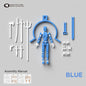 Multi-Jointed Movable Shapeshift Robot Magnetic Attraction 3D Printed Mannequin Dummy 13 Action Figures Toys For Children Adult