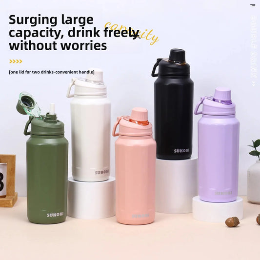 Large Capacity Portable Outdoor Sports Stainless Steel 316 Insulated Water Bottle Handheld Water Jug for Men from Mainland China