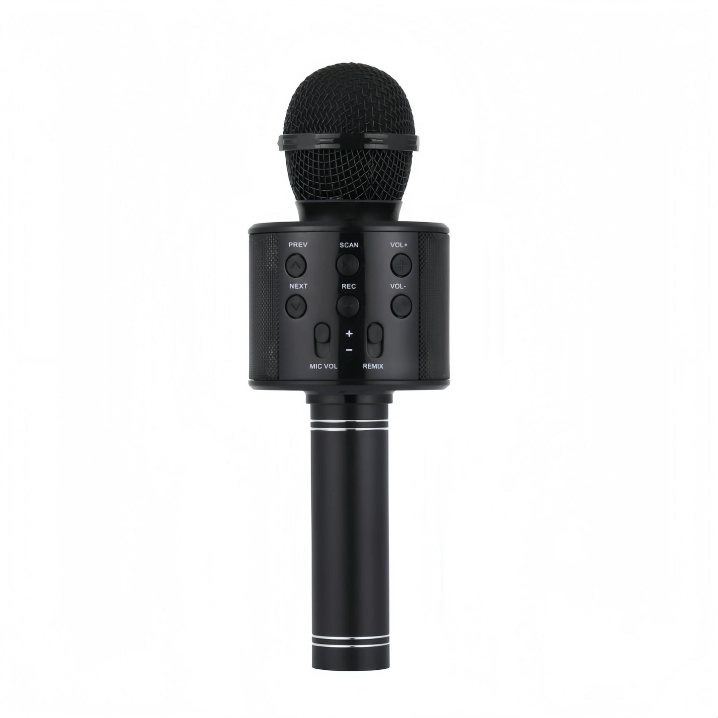 Portable Bluetooth Karaoke Microphone with 5 Voice Changer Reverb Adjustment Recording Function Microphone for Kids Gifts