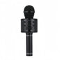 Portable Bluetooth Karaoke Microphone with 5 Voice Changer Reverb Adjustment Recording Function Microphone for Kids Gifts