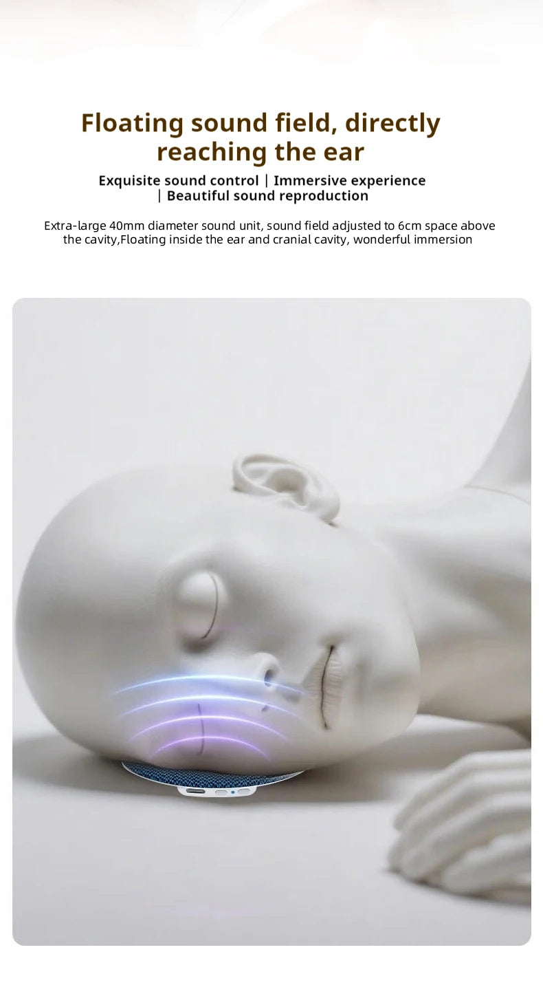 Bluetooth 6.0 Pillow Speaker for Sleeping, Wireless MP3 Music Player for Sleeping Ultra-Thin Under Pillow Sound Machine