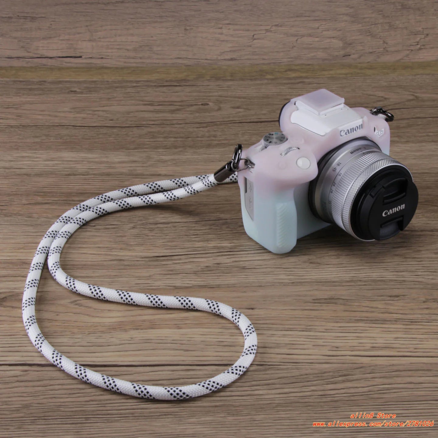 for Canon EOS-R100 Camera Soft Case R50 Silicone shell protective cover Prevent scratching the camera bag One shoulder neck bag