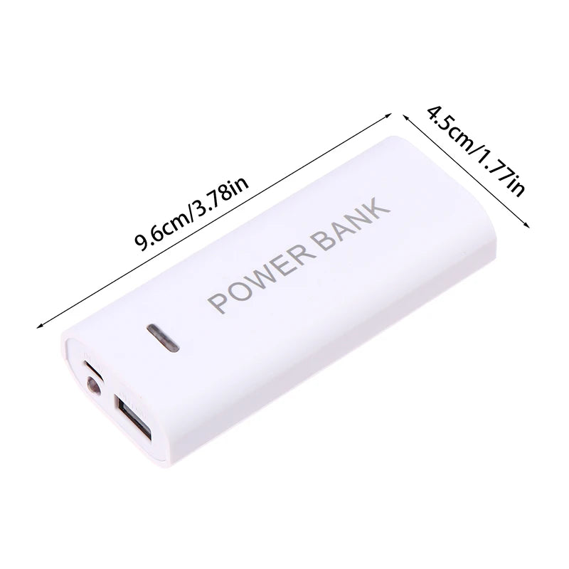 Portable Power Bank Case DIY 2Cell 18650 Battery Box For Smart Phone Charge 5V 1A For 18650 Battery With Indicator Light