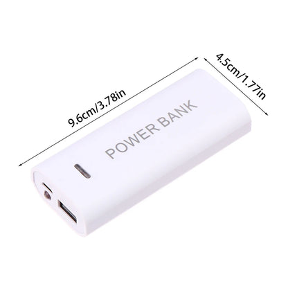 Portable Power Bank Case DIY 2Cell 18650 Battery Box For Smart Phone Charge 5V 1A For 18650 Battery With Indicator Light