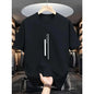 Round Neck Running Tshirt Men Thin Top Legend Print Quick Dry Short Sleeve Breathable Fitness Sports T-shirt Wear for all Season