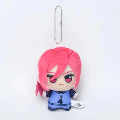 10cm New Blue Lock Plush Pendant KeyChain Yoichi Isagi Nagi Seishiro Mikage Reo Rin Itoshi Itoshi Sae Doll Toy Gift