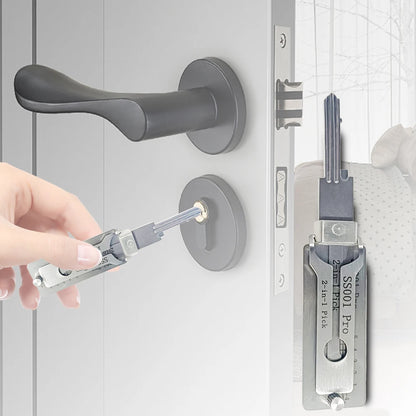 Stainless Steel Key Decoder O-ring Pickup Kit Hook Tool Pickup Hand Tool Maintenance Repair Kit