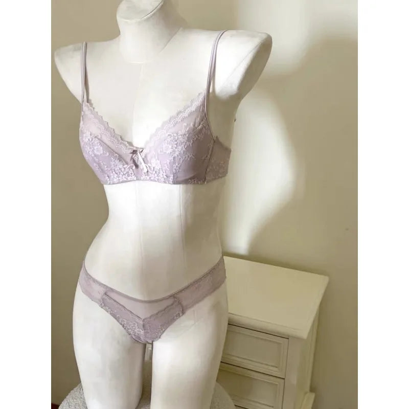 Ultra Comfort French Lace Bra, Demi Cup Underwire Lightweight for Large Bust, Anti Sagging Support Summer Sexy BANERDANNI Sexy B