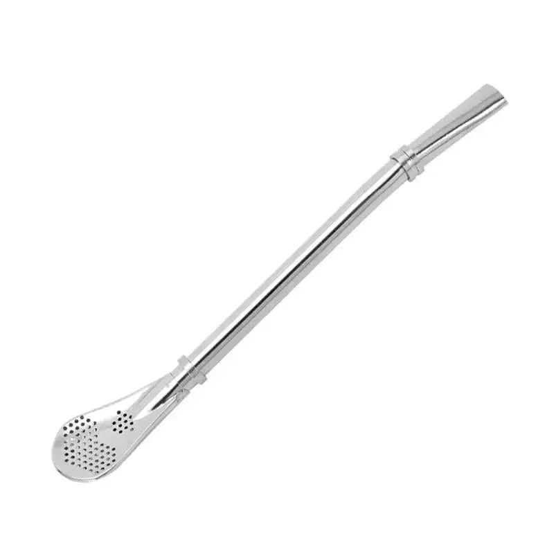 230ML Mate Cup 304 Stainless Steel Double Wall 8oz Portable Tea Mug Mate Tea Gourd With 2 In 1 Straw Spoon Give Cleaning Brush