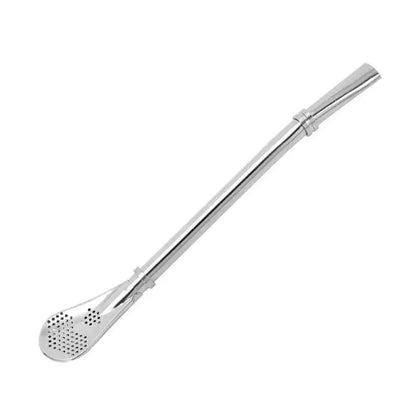 230ML Mate Cup 304 Stainless Steel Double Wall 8oz Portable Tea Mug Mate Tea Gourd With 2 In 1 Straw Spoon Give Cleaning Brush