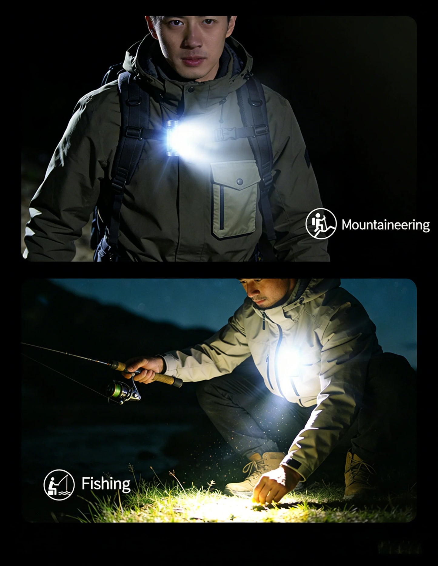 Philips SFL 3351RH Headlamp Head-Mounted Flashlight with 5.8 Hours Battery Life Magnetic Attraction