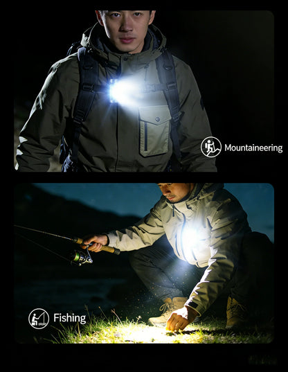 Philips SFL 3351RH Headlamp Head-Mounted Flashlight with 5.8 Hours Battery Life Magnetic Attraction