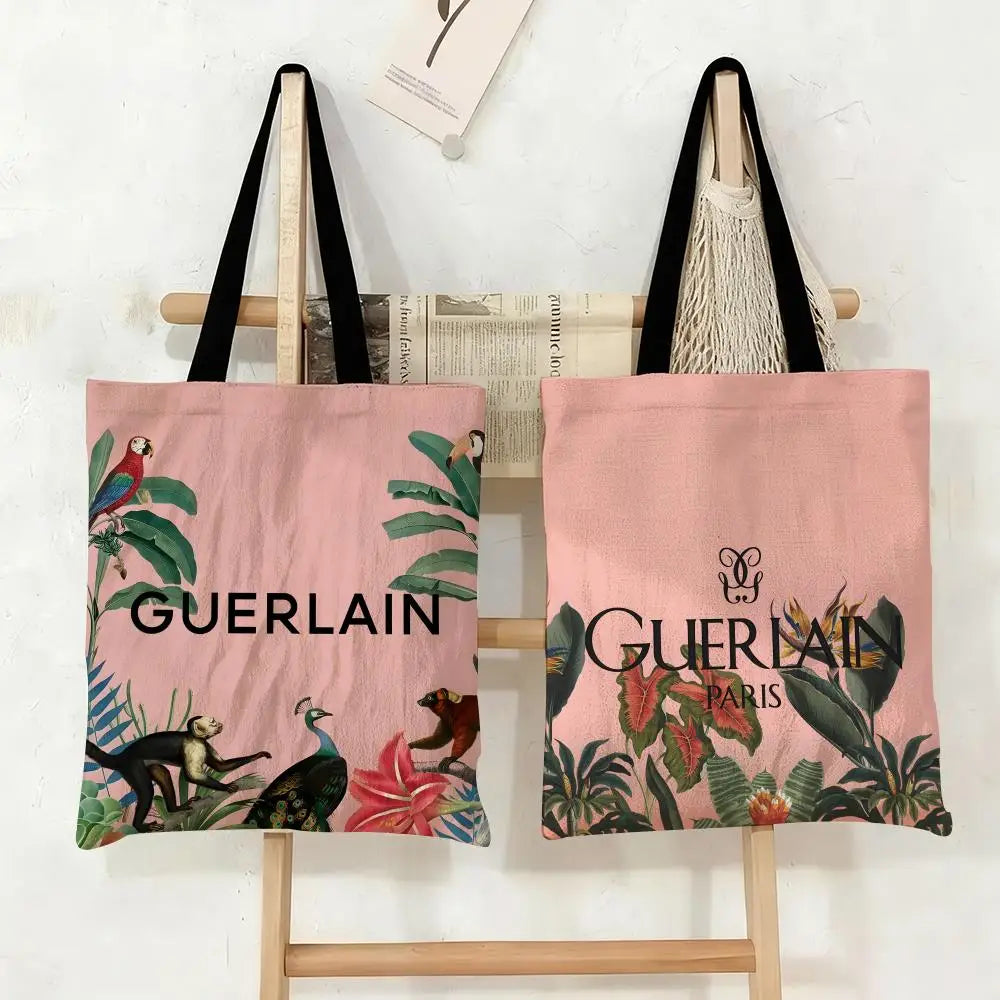 G-GuerlainS BRAND Storage Bags Large Capacity Canvas Bag For Female Students To Hold Books Tote Mommy Bag