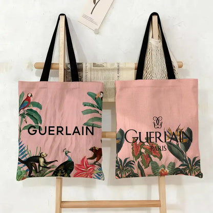 G-GuerlainS BRAND Storage Bags Large Capacity Canvas Bag For Female Students To Hold Books Tote Mommy Bag