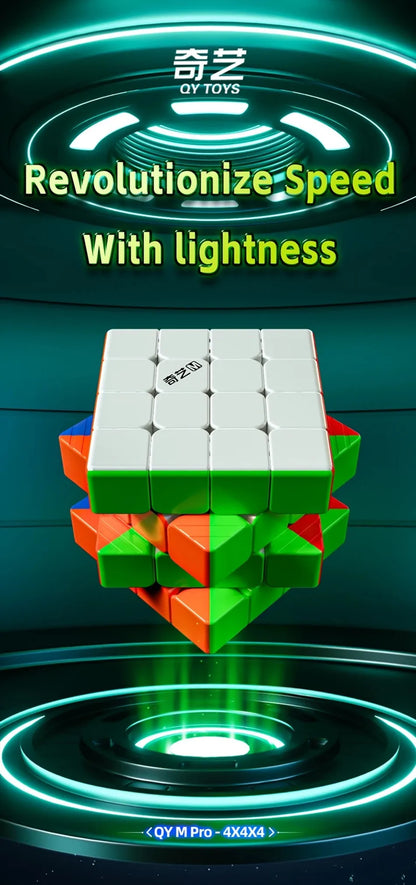 QiYi M Pro Series 2x2 3x3 4x4 Pyramid Magnetic Magic Cube Professional Speed Cubes Education Puzzle  Cubo Magico Toys Gifts