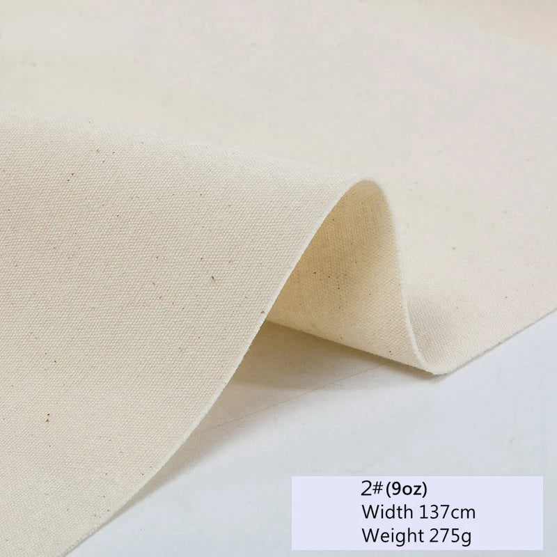 100% Cotton Primary Color Canvas Fabric By Half Meters for Sewing Sofa Cover DIY Bags Cloth Curtain Sofa Cover Material  W300073