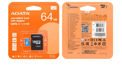 ADATA Micro SD Card 32GB 64GB 128GB 256GB A1 Memory Card C10 UHS-I High Speed Memory Card micro SDXC card with adapter for Phone