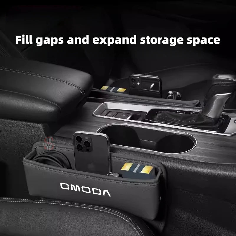 1PCS Multifunction Car Seat Gap Organizer Storage Box Universal For Chery Omoda C5 5 fx 7 8 pro plus Auto Interior Accessories