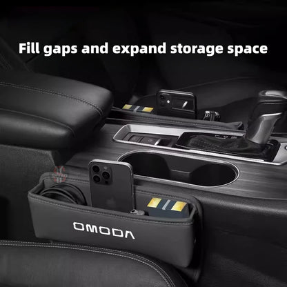 1PCS Multifunction Car Seat Gap Organizer Storage Box Universal For Chery Omoda C5 5 fx 7 8 pro plus Auto Interior Accessories