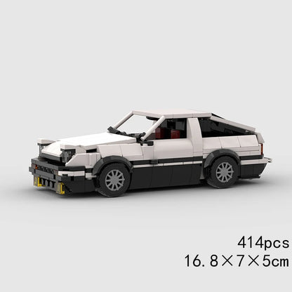 City Speed Racing Car Model Building Blocks DIY Bricks MOC Toy Classic Rally Sports Super Racer Vehicle Christmas gift technique
