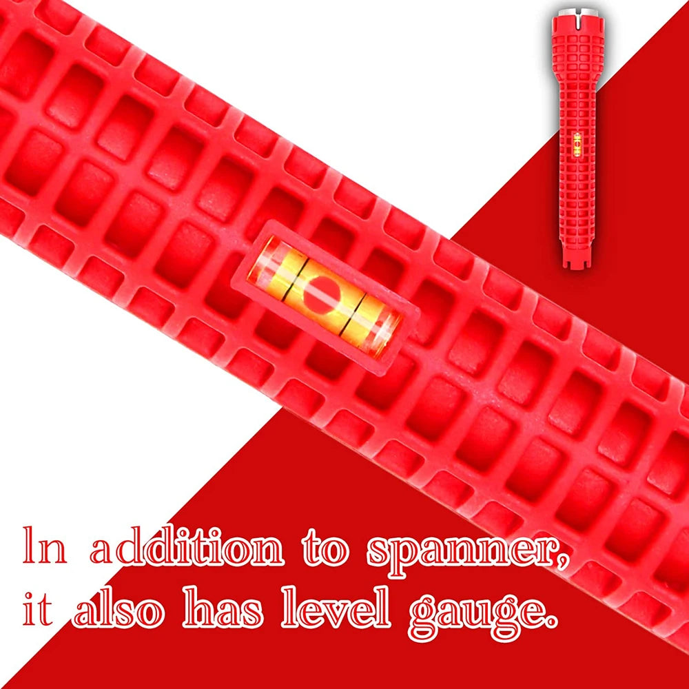 New 8 In 1 Multi Purpose Faucet and Sink Installer Wrench Anti-Slip Handle Double Head Wrench Tool Extra-long design Wrench Tool