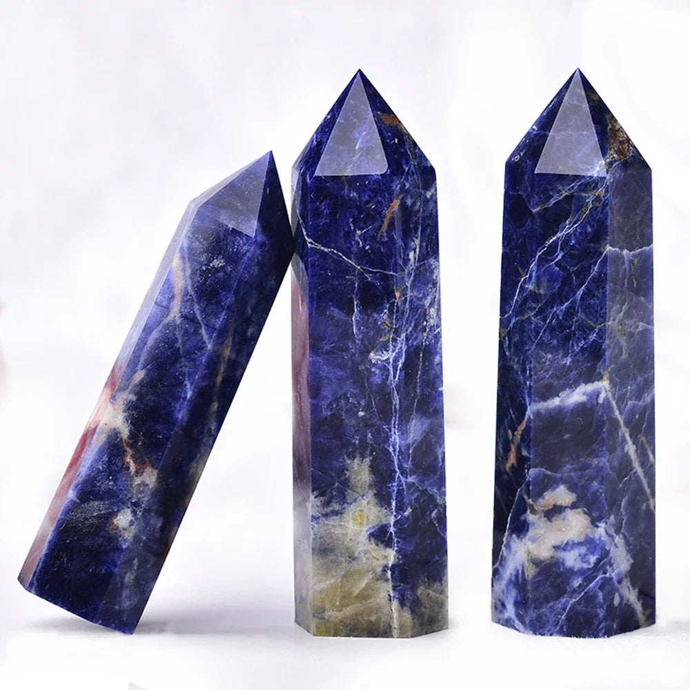 Natural Stone and Crystals Point Wand Witchcraft Rose Quartz Amethyst Home Decor Mineral Reiki Healing Stones Crafts Room Decor