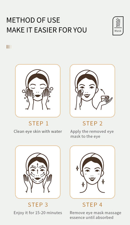 10 Pairs SADOER Crystal Collagen Eye Mask Anti Wrinkle Dark Circles Removal Eyes Bags Moisturizing Eye Patches Skin Care