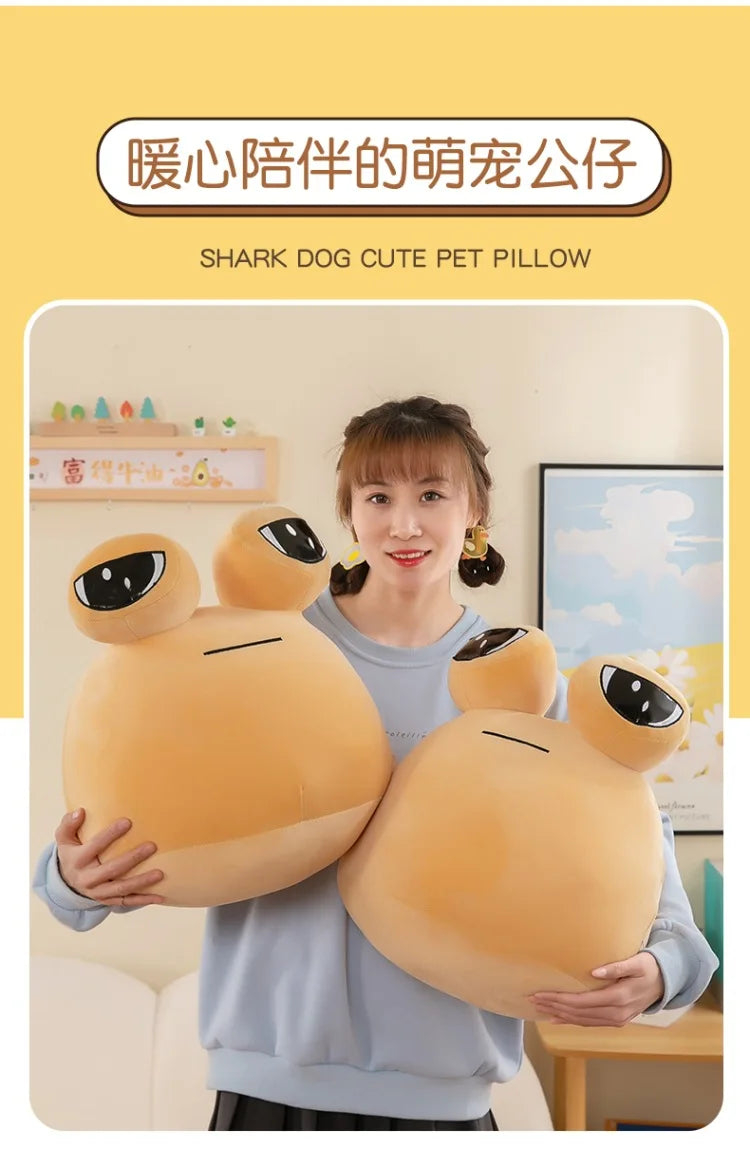 13-40cm My Pet Pou Kawaii Plush Toy Stuffed Animal Game Soft Anime Doll Cotton Sofa Sleeping Pillow Birhday Gift for Children