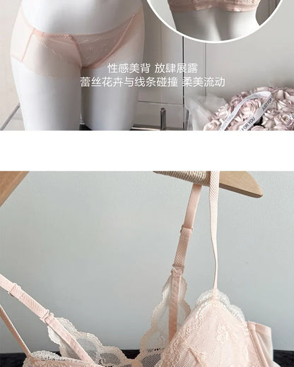 Summer Nouvelle Tendance! Soutien-Gorge Push Up à Fermeture Avant - Bretelles Dentelle Dos, Bralette Légère pour Petite Poitrine