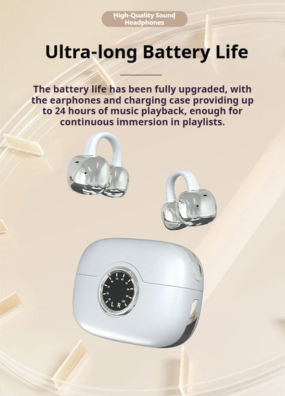 A80 Newest AI Translation Headphones Wireless Bluetooth 6.0 Earbuds 164 Languages Real-Time Translator Noise Cancelling