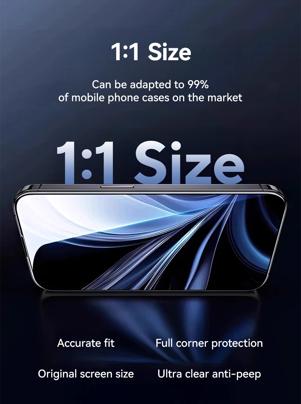 Joyroom 1/2 sztuki Do iPhone'a 17 Pro Max Szkło Antyszpiegowskie Ochronne Szkło Prywatyzujące Do iPhone'a 17 Pro 17 Air Szkło Hartowane
