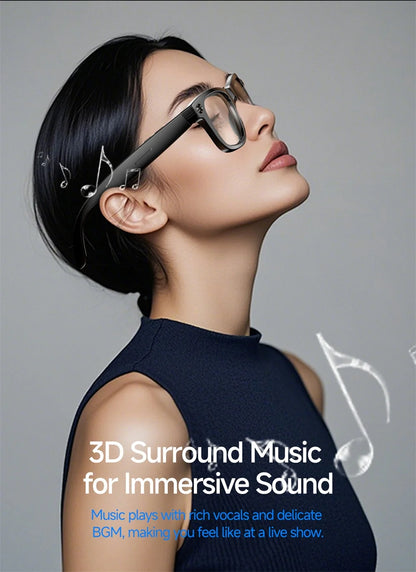 Smart Glasses With 800W Intelligent Translation Al Voice Wake-up Intelligent Q&A Interaction Call Noise Reduction EIS Anti Shake