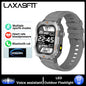 LAXASFIT New Smart Watch Bluetooth Talk LED Flashlight Sports Fitness Tracker Men Women Outdoor Sports Smart Watch
