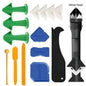 5 In 1 Silicone Scraper Sealant Smooth Remover Tool Set Caulking Finisher Smooth Grout Kit Floor Mould Removal Hand Tools /,'[\0