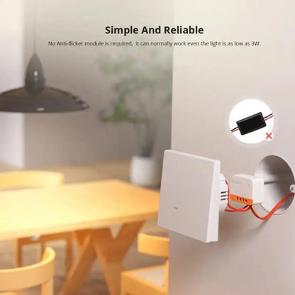 SONOFF ZBMINI-L2 Smart Switch Module No Neutral Wire Required Smart Home 2 Way Control Support EWeLink APP Alexa Google Home